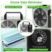 1Pc 110W 50000mg Per Hour Ozone Generator Odor Eliminator Ionizer Air Purifier With 60Mins Timer Cover Up To 3229Sq.Ft For Rooms Cars Pets_maomaolike.com