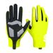 Outdoor non-slip cycling gloves Bicycle shock absorption full finger touch screen spring summer autumn thin silicone running Skill set_maomaolike.com