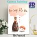 Sushi & Soy Sauce Pun Painting Poster, Cute Watercolor Cartoon-style Poster, Warm Playful Design With Sweet "I'm Soy Into You" Pun, Perfect For_maomaolike.com