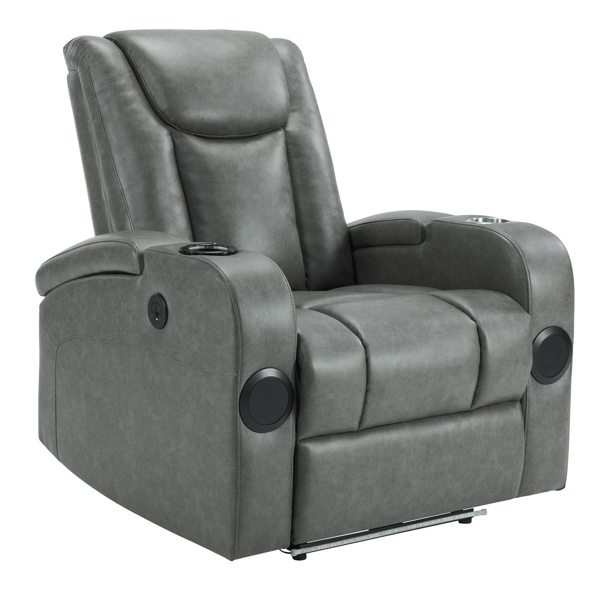 Recliner Sofa With Power Recline, Adjustable Split Back, USB Charging, Bluetooth Speakers & LED LightingRecliner Sofa With Power Recline, Adjustable Split Back, USB Charging, Bluetooth Speakers & LED_maomaolike.com