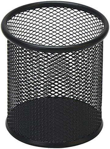 Black Pen Holder Cup For Desk, Black Wire Mesh Pencil Cup Holder For Desk Office Pen Organizer_maomaolike.com