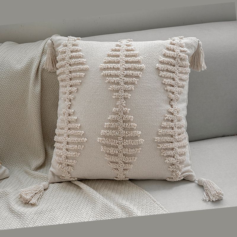 Nordic Bohemian Moroccan Style Beige Sofa Pillow Cover Pillow New Style Bed Cushion_maomaolike.com