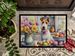 Decorating Easter Fox Terrier Doormat Front Door Mat Indoor Outdoor Rugs For Entryway, Non Slip Washable Low Pile, 24H X 36W_maomaolike.com