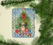 Chesapeake Bay Retriever Christmas Porcelain Ornament Christmas Tree Hanging Decorations For Home Christmas Holiday, Rectangle, Gift, Multicolor_maomaolike.com