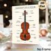 Violin Anatomy Painting Poster, Clear Labeled Educational Illustration Poster, Informative Guide To Violin Components, Ideal For Music Classrooms And_maomaolike.com