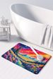 Yarrow In Color Memory Foam Kitchen Mat Machine Washable Anti-Fatigue Mat Cushion Comfort Bath Mat Or Kitchen Rug_maomaolike.com