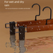 Solid Wood Home Use No Trace Special Pants Hanger Storage Artifact Wardrobe Drying JK Skirt Clip_maomaolike.com