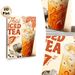 Thai Iced Tea Painting Poster, Warm-toned Bohemian Style Poster, Appealing Drink-themed Decor Ideal For Café, Kitchen And Dining Area_maomaolike.com