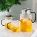 1 Pot With 4 Cups Set, Haitang Cooling Water Kettle, Water Cup Set, Water Utensil Set, Tea Pot Set, Water Kettle, Water Cup Set, High Borosilicate Glass Water Kettle, Water Cup Set, Kettle_maomaolike.com