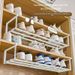 Storage Rack Home Shoe Cabinet Telescopic Layered Partition Creative Hanging Slippers Organizer Space-Saving Artifact_maomaolike.com