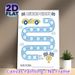 Race Car Themed Reward Chart Painting Poster, Cute Cartoon Race Track With Trophy & Clouds Poster, Practical Tool To Track Progress And Reward_maomaolike.com