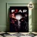 F.E.A.R. Horror Game Painting Poster, Dark Gothic Horror Style Poster, Captivating Spooky Design With Mysterious Intense-eyed Characters, Ideal For_maomaolike.com