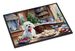 Maltese Christmas Cookies Doormat Front Door Mat Indoor Outdoor Rugs For Entryway, Non Slip Washable Low Pile, 24H X 36W_maomaolike.com