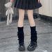 Lolita knitted pile socks Extended jk calf socks Modified leg socks Leg socks Slimming leg mask_maomaolike.com