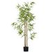 6FT Artificial Bamboo Tree, Decorative Plant In Nursery Pot For Indoor Décor_maomaolike.com