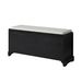 Homes Collection Wood Storage Bench With 3 Drawers And 3 Baskets_maomaolike.com