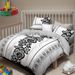4 Piece Soft All-Season Washed Microfiber Cover Set , Queen/King/Calking Bedding Set With Zipper Closure, Sheet, Pillowcases,Print, Moisture-Wicking, Soft ,Cooling, Breathable, Easy Care_maomaolike.com
