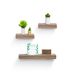 Floating Shelves 23.6" Wall Mounted Wood Shelves For Bathroom, Bedroom, Living Room, Kitchen, Hanging Shelf For Books/Storage/Decor With Invisible Brackets, Maple Light Gray_maomaolike.com