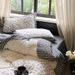Wholesale INS Japanese Small Plaid Pure Four-Piece All-Cotton Color Block Simple Nordic Style Washed Cotton 4-Piece Set_maomaolike.com
