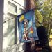 Dalmatian Happy Birthday House Flag Large Porch Sleeve Pole Decorative Outside Yard Banner Artwork Wall Hanging, Polyester, House Size, Multicolor_maomaolike.com