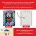 American Eskimo Christmas Porcelain Ornament Christmas Tree Hanging Decorations For Home Christmas Holiday, Rectangle, Gift, Multicolor_maomaolike.com