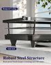 Kitsure Dish Drying Rack For Kitchen Counter, 12''W X 15.5''L, Black_maomaolike.com