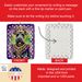 Kerry Blue Terrier King Of Mardi Gras Porcelain Ornament Christmas Tree Hanging Decorations For Home Christmas Holiday, Rectangle, Gift, Multicolor_maomaolike.com