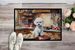 Bichon Frise Christmas Cookies Doormat Front Door Mat Indoor Outdoor Rugs For Entryway, Non Slip Washable Low Pile, 24H X 36W_maomaolike.com