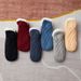 Unisex socks plus velvet thick winter women's adult bottom glue adult warm indoor home socks men's socks overshoes_maomaolike.com
