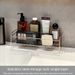 304 Washstand Storage Rack Bathroom Dedicated Stainless Steel Countertop Organizer No Drilling Required_maomaolike.com