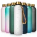 New 1L Bottle With Time Stamp BPA Free Reusable Fitness Sports Outdoor Travel Leakproof Water Cup Frosted Kettle_maomaolike.com