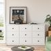 9 Drawer Dresser For Bedroom, Storage Cabinet With Metal Handles, Modern Closet Of Drawers For Living Room_maomaolike.com