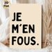 French Slogan Painting Poster, Minimalist Bold Typographic Poster, Casual Expressive Wording Design Ideal For Bedroom, Living Room Wall Decor_maomaolike.com