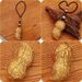 Brass Peanut Good Things Happen Flowers Bloom Wealth Creative Pendant Gold Bean Hand Grip Keychain Accessory_maomaolike.com