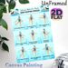 Deep Water Knee & Joint Fitness Painting Poster, Minimalist Illustrated Water Workout Guide Poster, Practical Exercise Reference Ideal For Gym, Pool_maomaolike.com