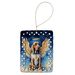 Bloodhound My Angel Porcelain Ornament Christmas Tree Hanging Decorations For Home Christmas Holiday, Rectangle, Gift, Multicolor_maomaolike.com