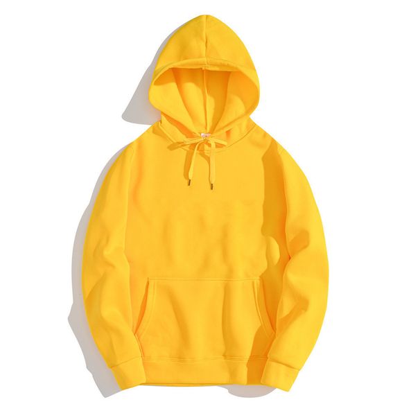 Men's Clothing retro pure cotton sweater jacket pullover solid color large size hoodie_maomaolike.com