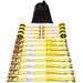 Ratchet Tie Down Straps (8PK), 4400 Lb Break Strength, E-Track Endless Ratchet With 8 Premium 2" X 15' Rachet Tie Downs Heavy Duty, For Moving Securing Cargo, Appliances, Lawn Equipment_maomaolike.com