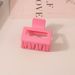 Guanyang 5cm seamless frosted hair clip for women's back of the head hair shark clip simple square small hair clip headdress_maomaolike.com