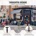 VEVOR 59x47" Patio Awning Retractable Awning Sunshade Shelter With Crank Handle_maomaolike.com