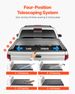 Retractable Tonneau Cover, 5.7 Ft Hard Retractable Tonneau Cover With Built-in Drainage Pipe For 2021-2024 Dodge Ram 1500 Crew Cab, Customized Hard Tonneau Cover With Double-Lock & T-Slot_maomaolike.com