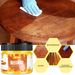 Jue-Fish Beeswax, Wood Furniture Floor Brightening Wear Resistant Polishing Clean Scratches Refurbished Maintenance Care Wax_maomaolike.com