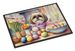 Decorating Easter Shih Tzu Doormat Front Door Mat Indoor Outdoor Rugs For Entryway, Non Slip Washable Low Pile, 24H X 36W_maomaolike.com