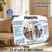 School Principal Career Painting Poster, Informative Cartoon-style Poster, Educational Guide Outlining Principal's Roles, Skills And Work Details_maomaolike.com