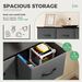 Dresser For Bedroom With 9 Fabric Storage Drawer Wardrobe Tall Chest Organizer Closet Adult Kids Clothes Cabinet Furniture_maomaolike.com