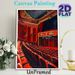 Vintage Theater Auditorium Painting Poster, Rich-toned Classic Ornate Theater Interior Poster, Elegant Nostalgic Decor Ideal For Home Theater, Living_maomaolike.com