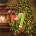 Holiday Grinch Green Tree Decoration Santa Claus Elf Leg Christmas_maomaolike.com
