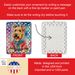 Airedale Terrier Christmas Porcelain Ornament Christmas Tree Hanging Decorations For Home Christmas Holiday, Rectangle, Gift, Multicolor_maomaolike.com
