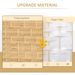 Folding Room Divider Screen 6 Panel 6 Tall Privacy Screen Freestanding Wood Partition For Home Office, Nature Wood_maomaolike.com