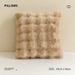 Pure Color Rabbit Fleece Sofa Living Room Pillow Thickened Sofa Cushion Back Cushion Decoration_maomaolike.com